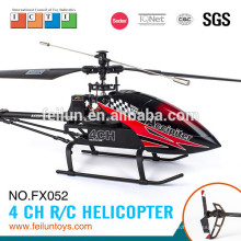 O mais profissional 2.4G 4CH alumínio liga grande helicóptero rc CE/FCC/ASTM certificado